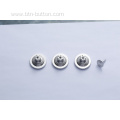 Metal snap buttons for knitwear